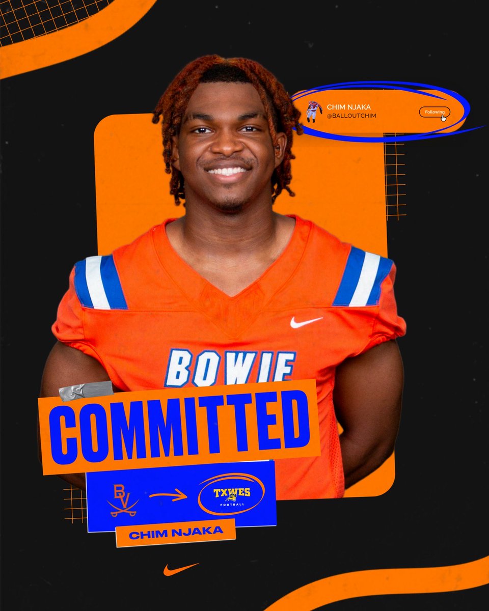 24 LB @balloutchim has officially signed with/@TxWesFootball #recruitvols