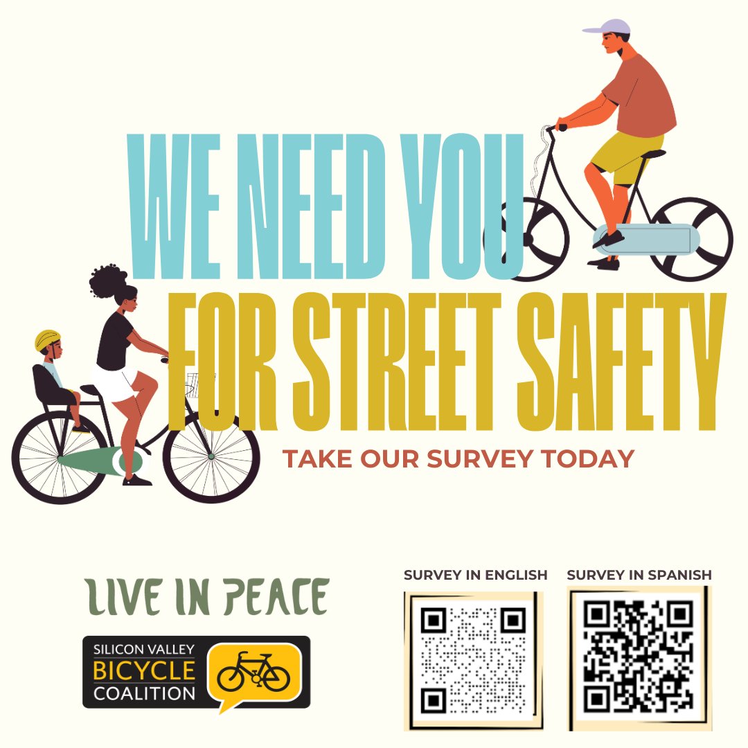 We want to hear from you! Live In Peace is collecting surveys for a needs assessment to learn about what is most important for the community regarding street safety. Take our survey to help us shape our advocacy efforts! Survey in English: bit.ly/bikesurveyeng