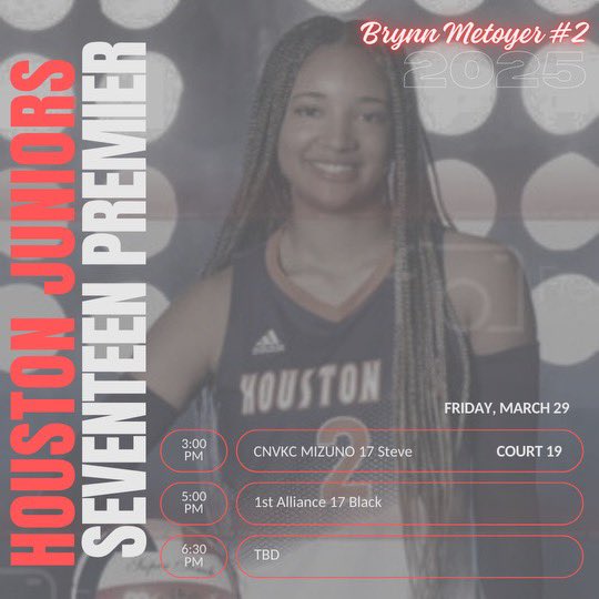 BrynnMetoyer4's tweet photo. Windy City Qualifier this weekend !! Come check out my team on court 32. @houstonjuniors https://t.co/af6KJ3NZVs