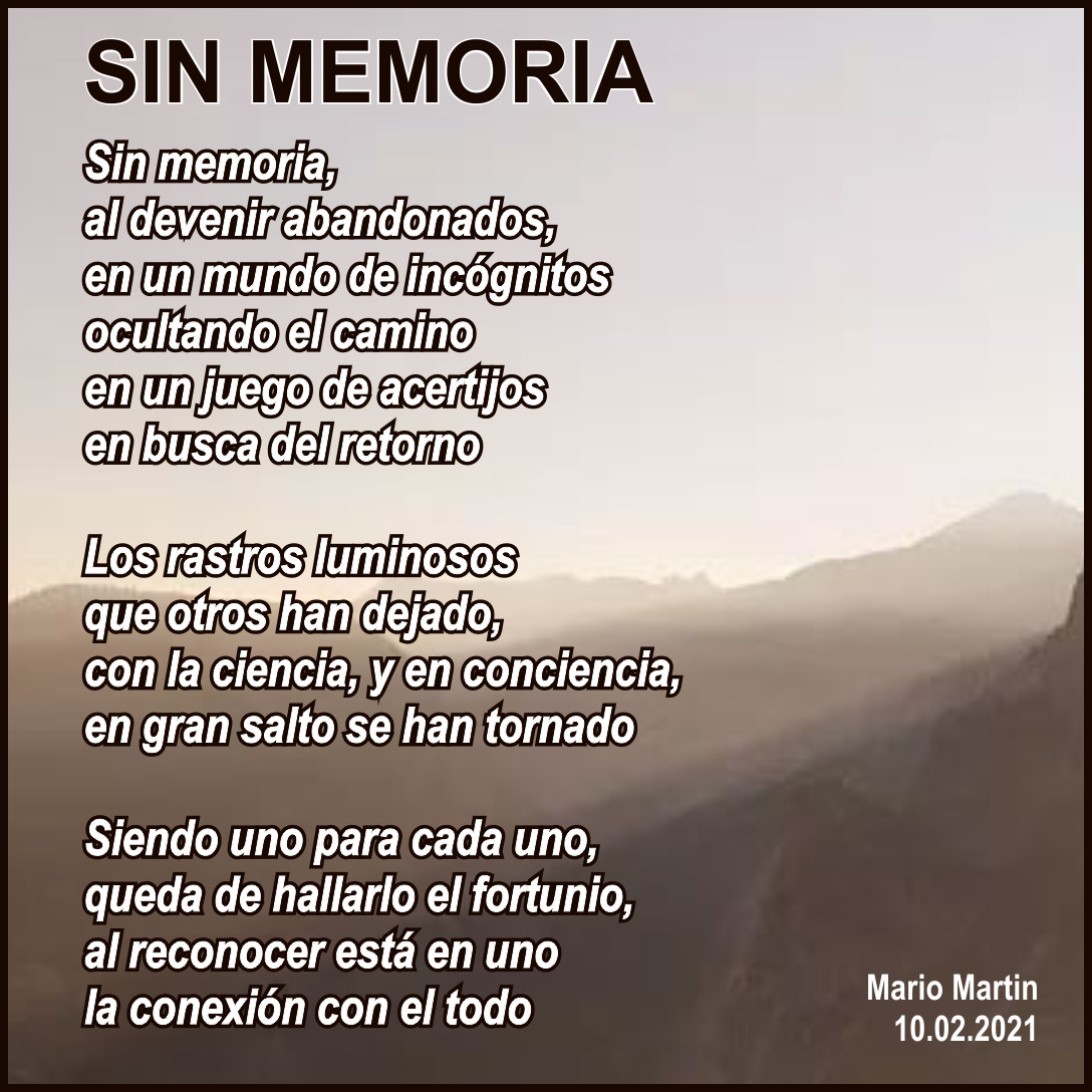 SIN MEMORIA...