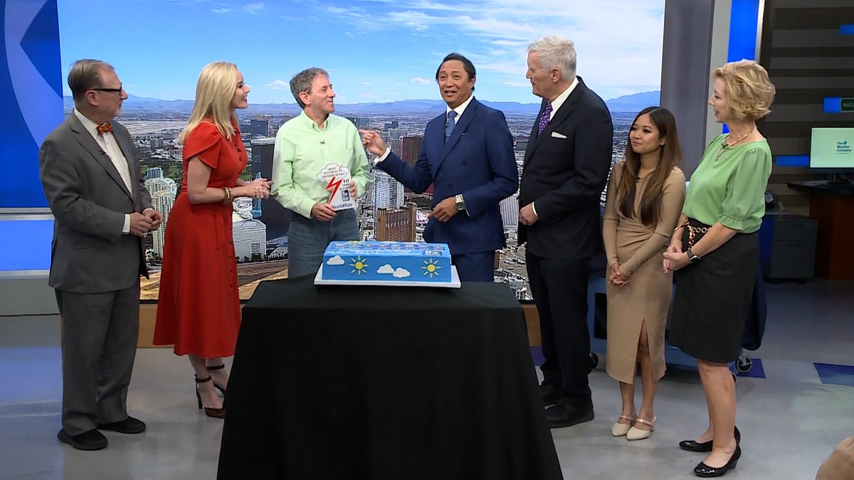 Congratulations to our weather staff on 10 years as Las Vegas Most Accurate Forecast! @8NewsNow @TeddFlorendo @sherryswensk @mjbelleza_ @ntannenbaum 🎉