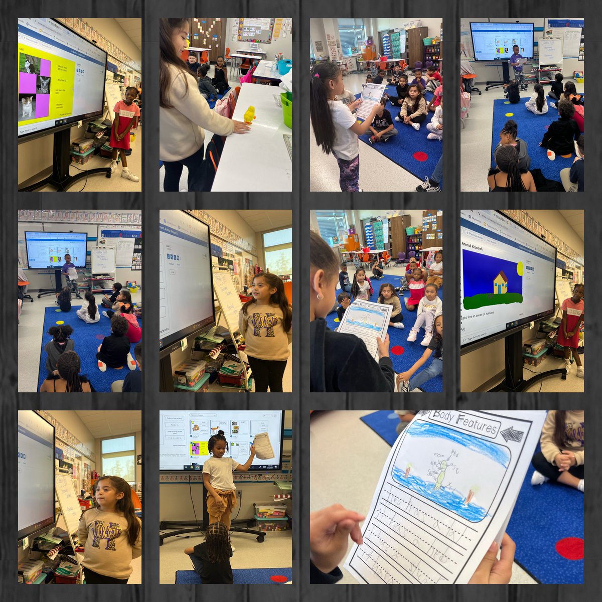 Last week we presented our research using different types of presentations. Students chose between a book or @Wixie_T4L to show of their expertise of their animals. @HumbleISD_DDI @cassreescano @ArmyAg86 @HumbleISD_LLE @HumbleISD @Humble_ElemELA