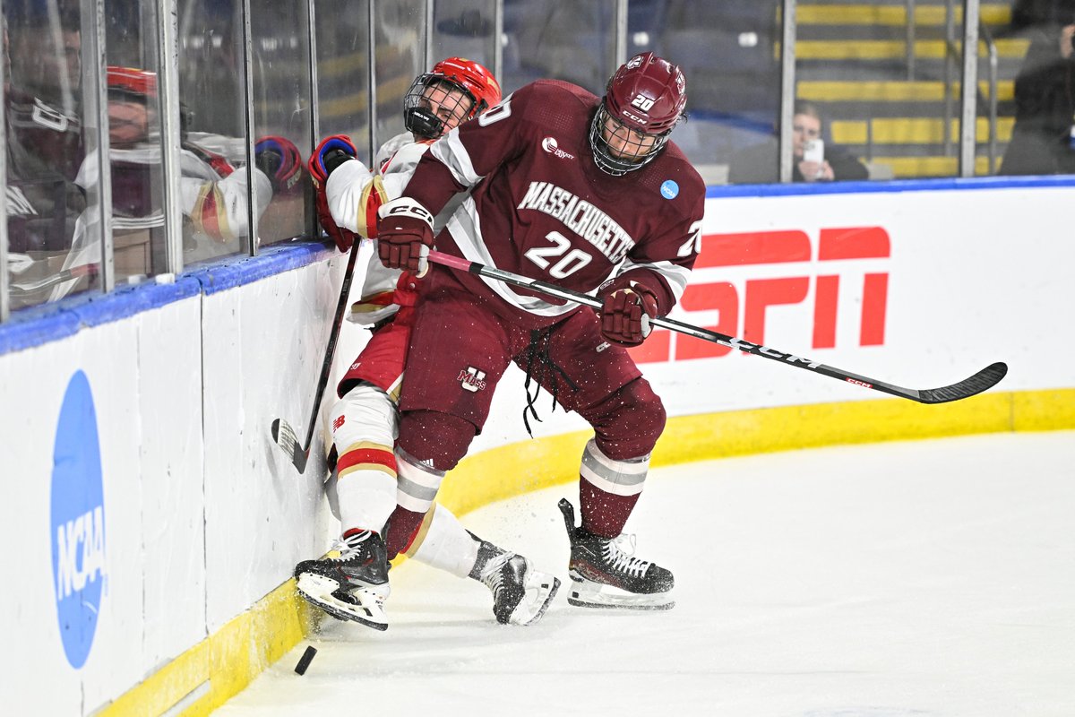 It was an excellent hockey game. Congratulations to Denver. They're a tremendous hockey team, but I'm extremely extremely proud of the way we played tonight the way we represented Hockey East.' - @CoachCarvelUM 🔗: tinyurl.com/24sgqjcv #NewMass X #Flagship🚩