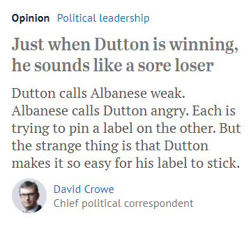 Just when you thought that #ThugDutton was becoming 'thuggier' ... his cheer squad comes out all guns blazing!!! You can't put lipstick on a ... #auspol
