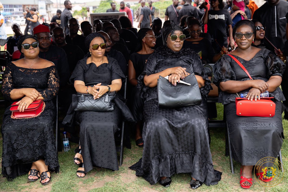 The Ministry of Finance joined the rest of the country to observe the one-week funeral celebration of the late Hon. Dr. John Ampontuah Kumah, at Ejisu-Onwe.