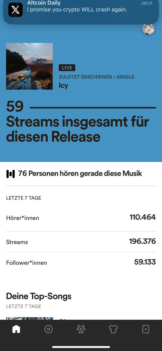 We live on <a href="/Spotify/">Spotify</a> #Icy it really was time that spring returns and this is released😮‍💨🫶