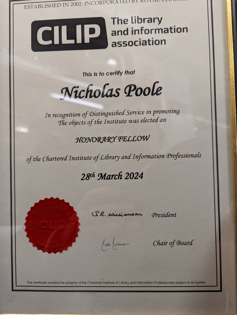 Nicholas Poole OBE Hon. FCLIP tweet media