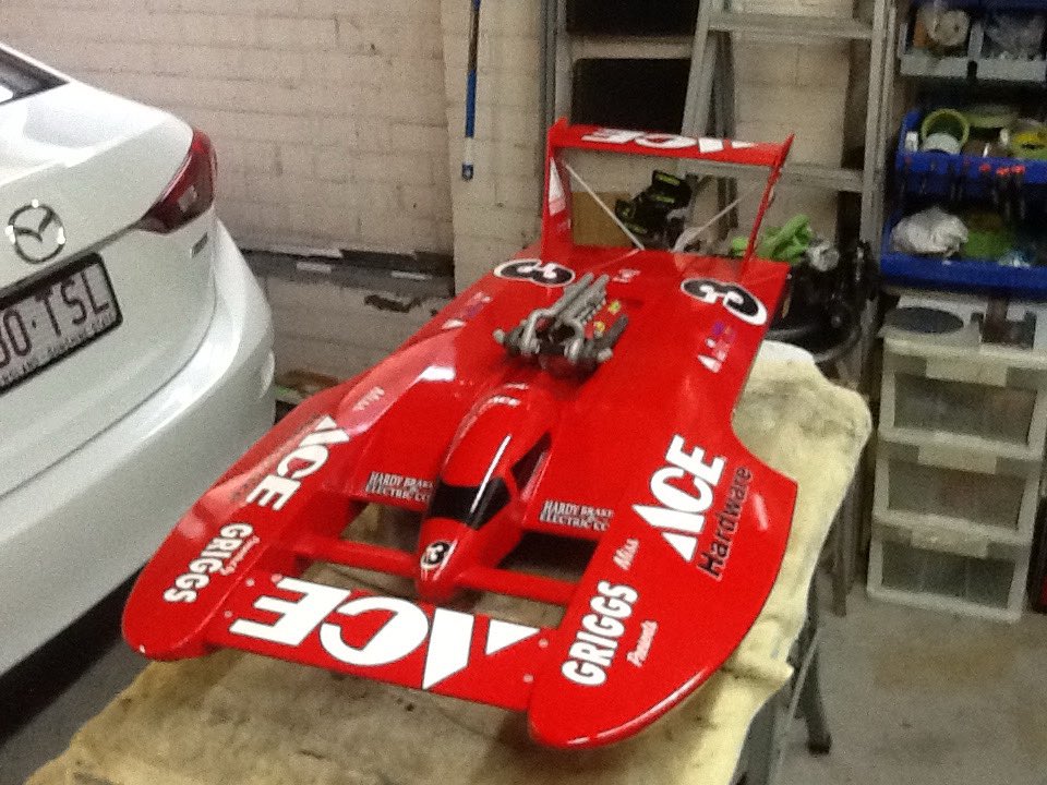 Imitation is the sincerest form of flattery.

Thanks to Trevor Jensen for this image of his newly built 1/8 scale electric Turbinator.