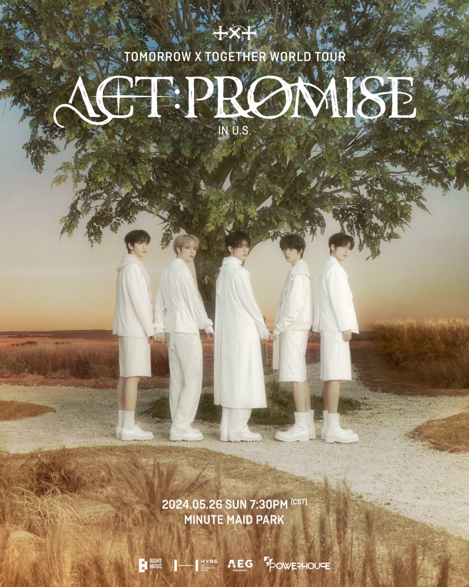 TOMORROW X TOGETHER WORLD TOUR <ACT : PROMISE> IN U.S. is coming to Minute Maid Park on Sunday, May 26th! General tickets on sale now!  #투모로우바이투게더  #TOMORROW_X_TOGETHER #TXT #ACT_PROMISE #TXT_TOUR_ACTPROMISE 🎟️: mlb.com/astros/tickets…