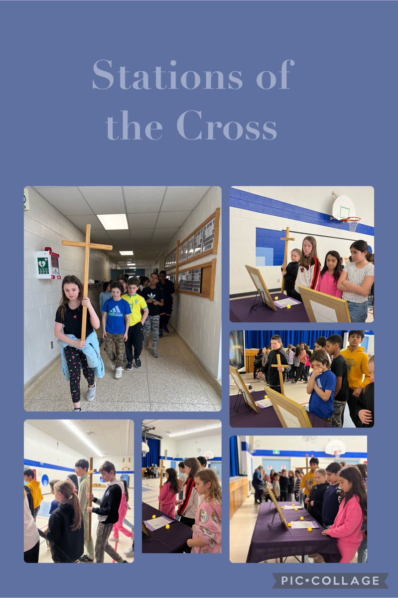 Such a wonderful day of reflection during this Holy Week. Today we visited the 14 stations depicting Jesus’ last hours on Earth. <a href="/StGregoryOCSB/">St. Gregory School</a>