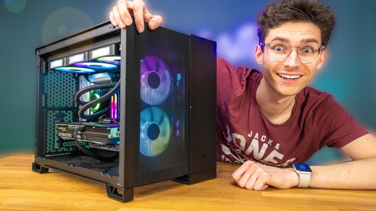 NEW VIDEO! A True Powerhouse 4070 Ti Super PC - with next to NO CABLES! youtu.be/u1px1Qrs1Yo Thanks To MSI For Sponsoring!