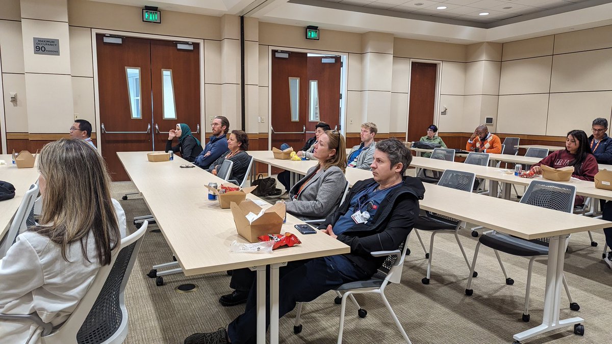 Today's Radiology Grand Rounds was such a treat! Our own Dr. Hossein Jadvar, past-president of both <a href="/SNM_MI/">SNMMI</a> and <a href="/ACNucMed/">ACNucMed</a>, presented on Theranostics: Then, Now and Beyond. ♥️✌️

#Radiology #NuclearMedicine #GrandRounds #Theranostics #FightOn