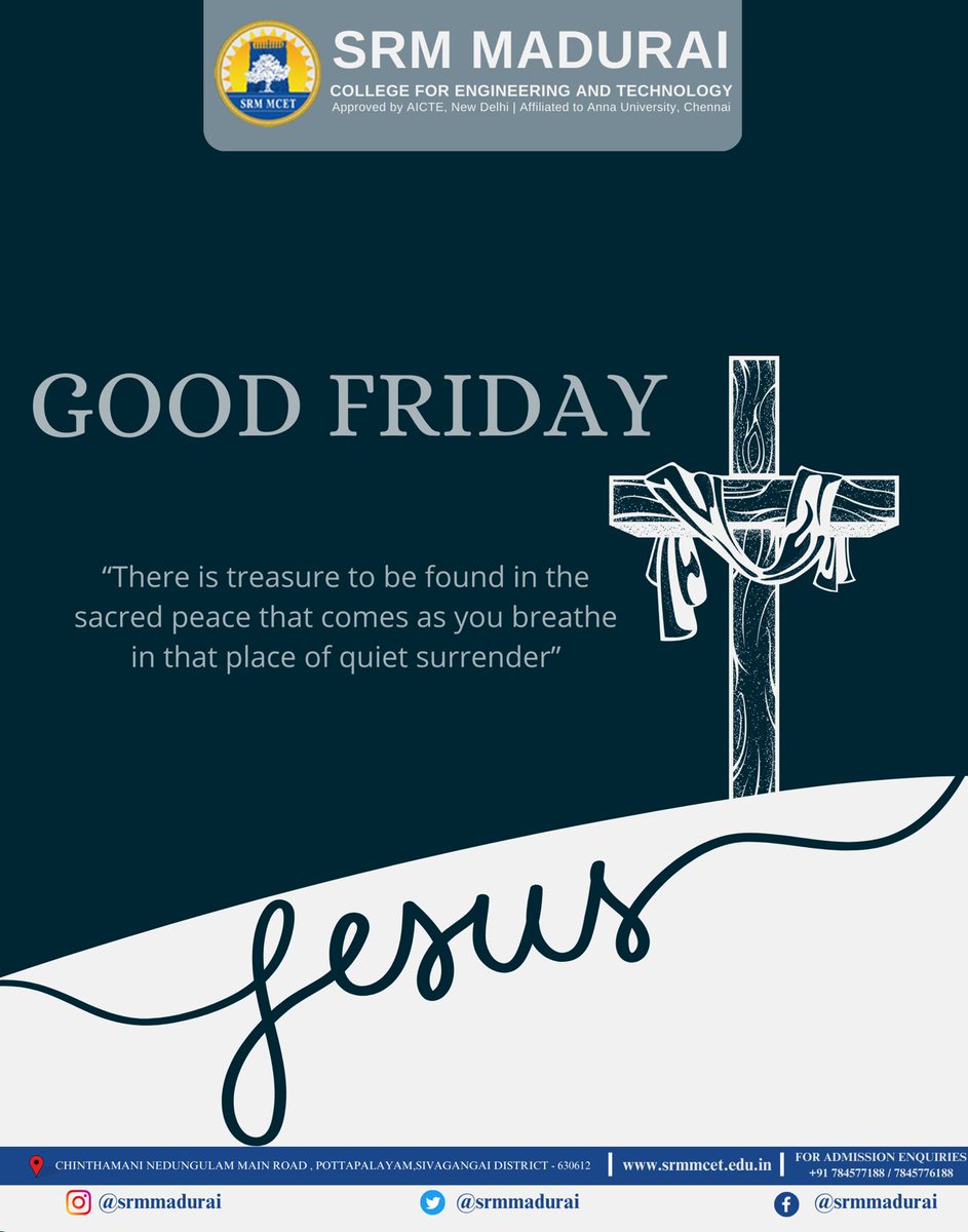 For him who wiped our sins, let's reflect on the significance of sacrifice, love, and compassion.
May this Good Friday bring peace and blessings 🙏
#GoodFridayReflections #SacrificeAndLove #ReflectingOnCompassion #BlessingsOfGoodFriday #SinsForgiven #EternalGratitude #Divine