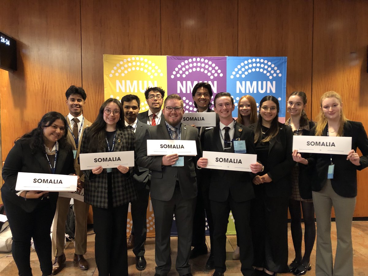 enricopontelli's tweet photo. Again this year the NMSU Model United Nations team won a number of awards at the national competition (including outstanding delegation award). Congratulations! https://t.co/c0gTIqePjv