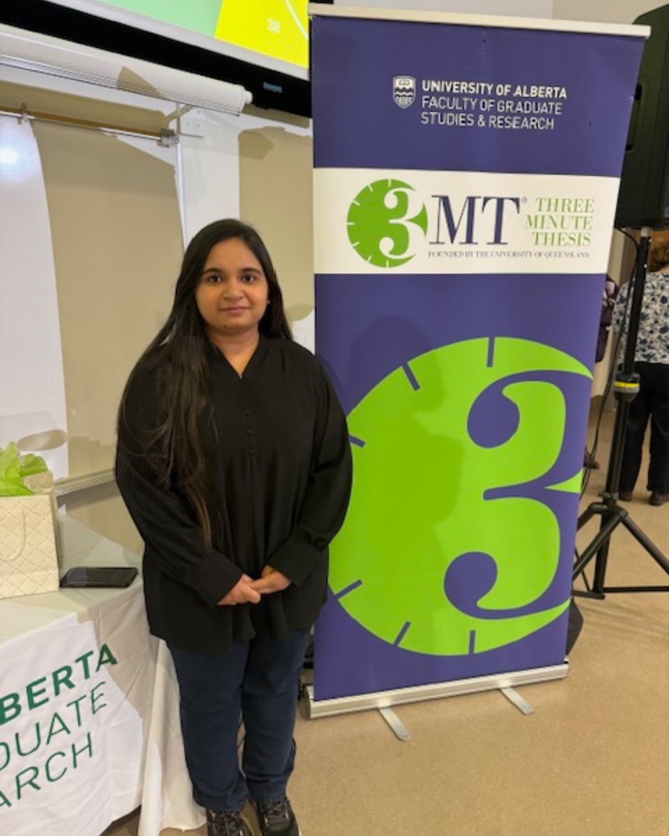 Congratulations to Ashira Manzoor on her excellent presentation during the 3MT finals