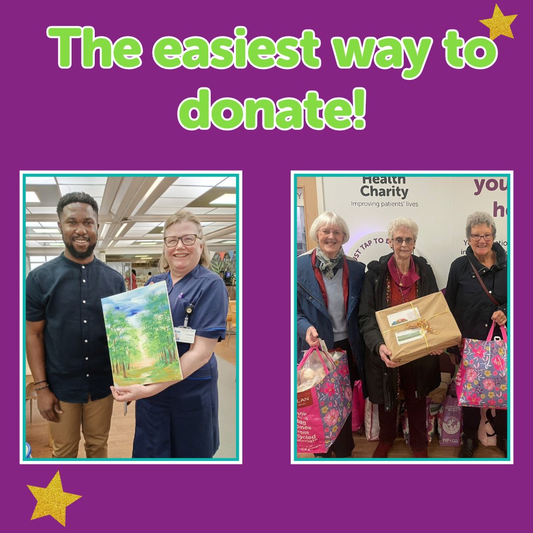 Do you have any unused gifts? At Wexham Park we use them to help us raise vital funds! The more we raise, the more we can make a difference! It's easy to donate, our friendly team are in the Wexham Park Hospital reception Mon-Wed 10-3, or you can email fhft.fundraising@nhs.net