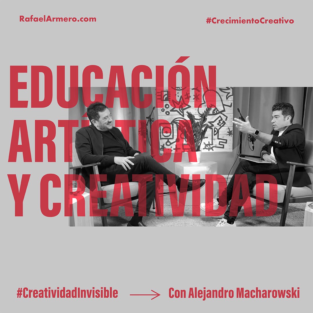 "La creatividad es algo innato. La integración de la creatividad artística en el aula aporta individualmente y colectivamente"⭕Gestor cultural, investigador y docente, <a href="/AMacharowski/">Alejandro Macharowski</a> habla de Creatividad en la educación artística en #CreatividadInvisible
📌rafaelarmero.com/como-nos-ayuda…