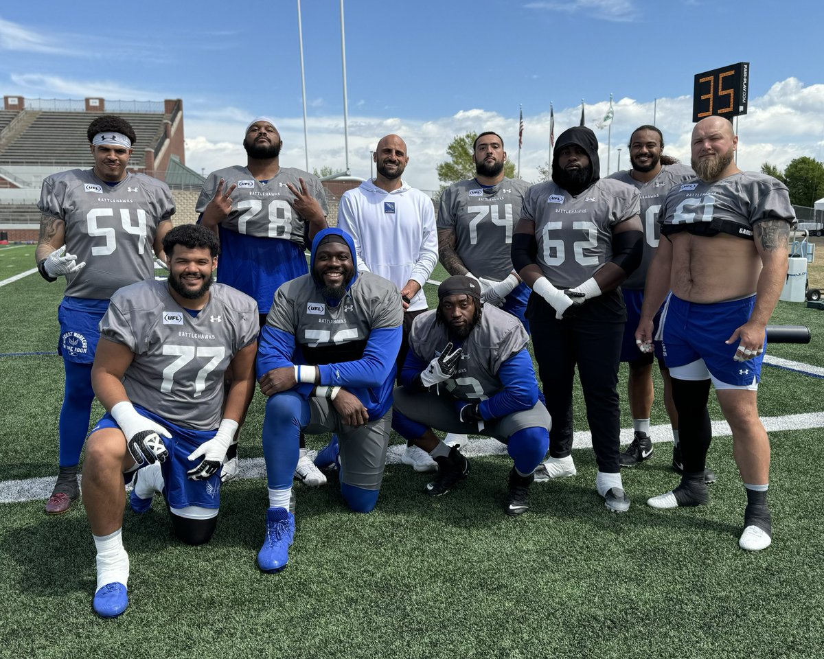 best o-line in the league 😤