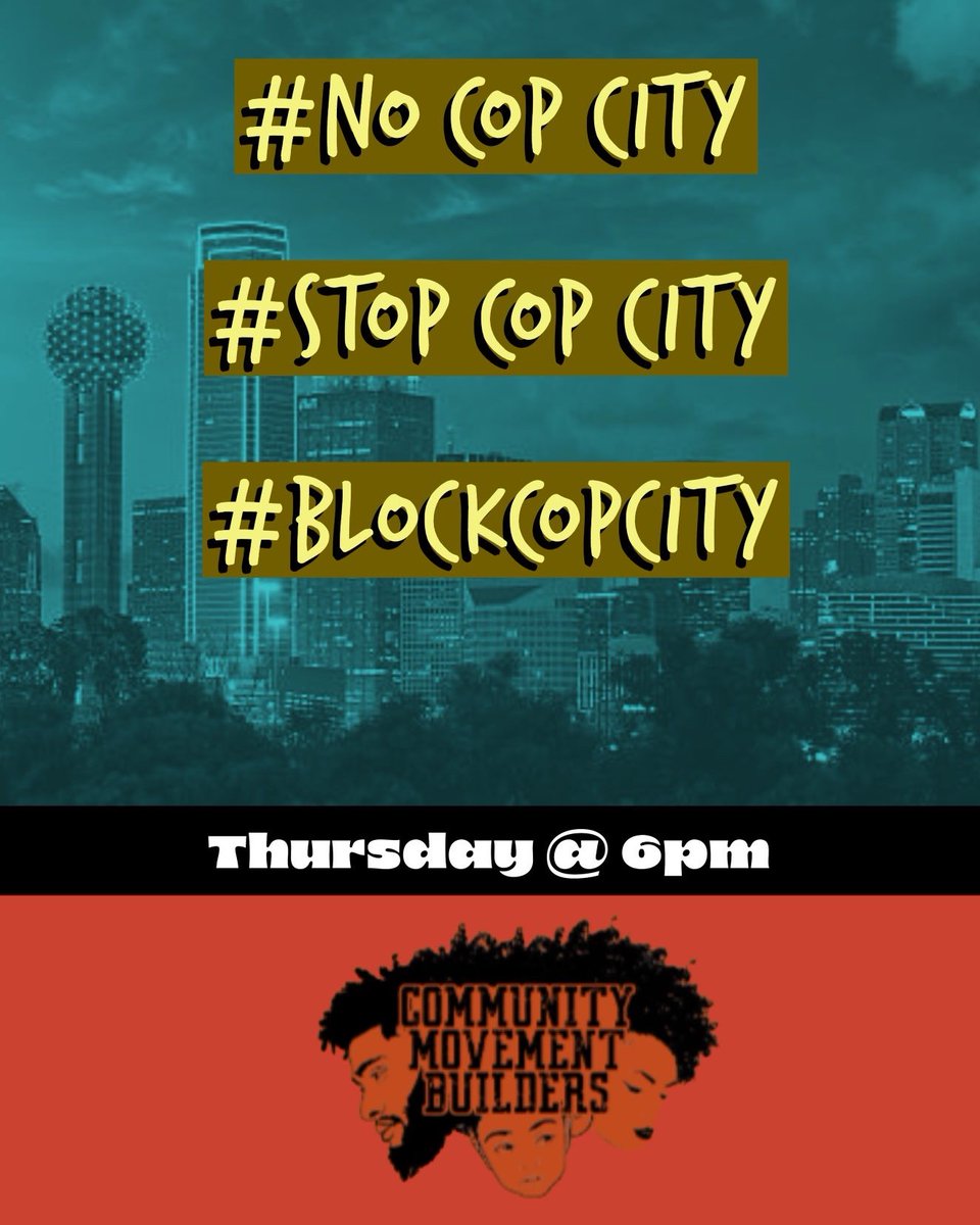 Dallas Community please get active in the Dallas Stop Cop City Work. Learn about the Dallas Police Department’s demand for 150 million dollars of taxpayers' money to militarize a police training facility in the heart of South Oak Cliff. Tonight at 6pm us06web.zoom.us/j/89576963318?…