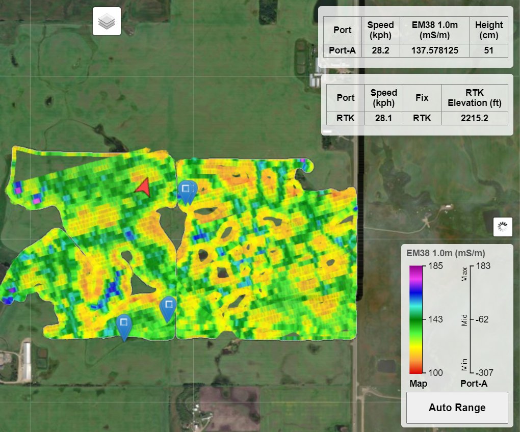 Mapping with @swatmaps #swatbox soil EC / RTK elevation mapping systems is already going strong in many parts of North America. #variablerate #soil #water #topography