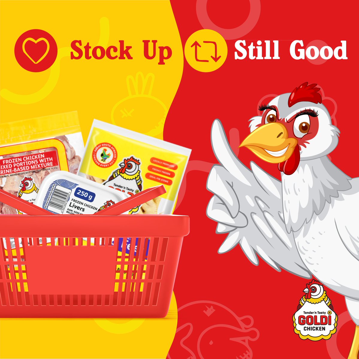 We are halfway through the month, RT if you have to stock up on some Goldi Chicken or Like if you are still good for the rest of the month.

#GoldiChicken  #AlwaysPartOfYourFamily