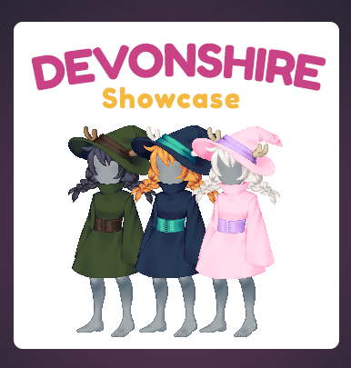 grimsbrook's tweet photo. Did you see the latest on the devonshire discord??? 👀
We have reached 50+ members on discord and we couldn't be more excited!! As a thanks for spreading the word and being a part of our passion project!

#showcase #gaiaonline #devonshire #pixelart #art #discord https://t.co/xYULxzmcSX