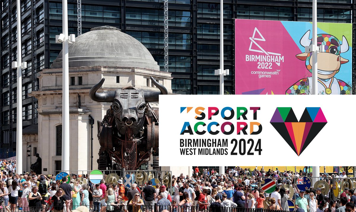 We’re attending #SportAccord 2024! We’ll be coming together with members of the international sporting community in Birmingham, home of the Commonwealth Games in 2022. Our Chair Dame Katherine Grainger will be opening the event. @SportAccord #WhereSportMeets #PowerofSport