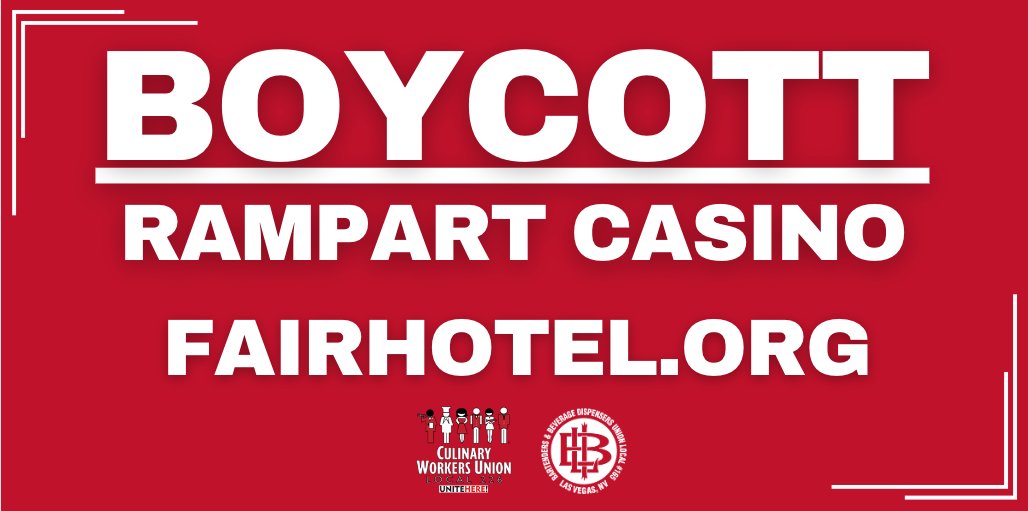 RELEASE: Culinary Union &amp; <a href="/unitehere/">UNITE HERE</a> announce boycott of <a href="/RampartCasino/">The Resort at Summerlin</a>, inquire about gaming license -

Culinary Union is concerned that a Lalji family business is engaged in a labor dispute in Vancouver &amp; fully supports the strikers of <a href="/UniteHere40/">Unite Here Local 40</a>.

culinaryunion226.org/news/press/cul…