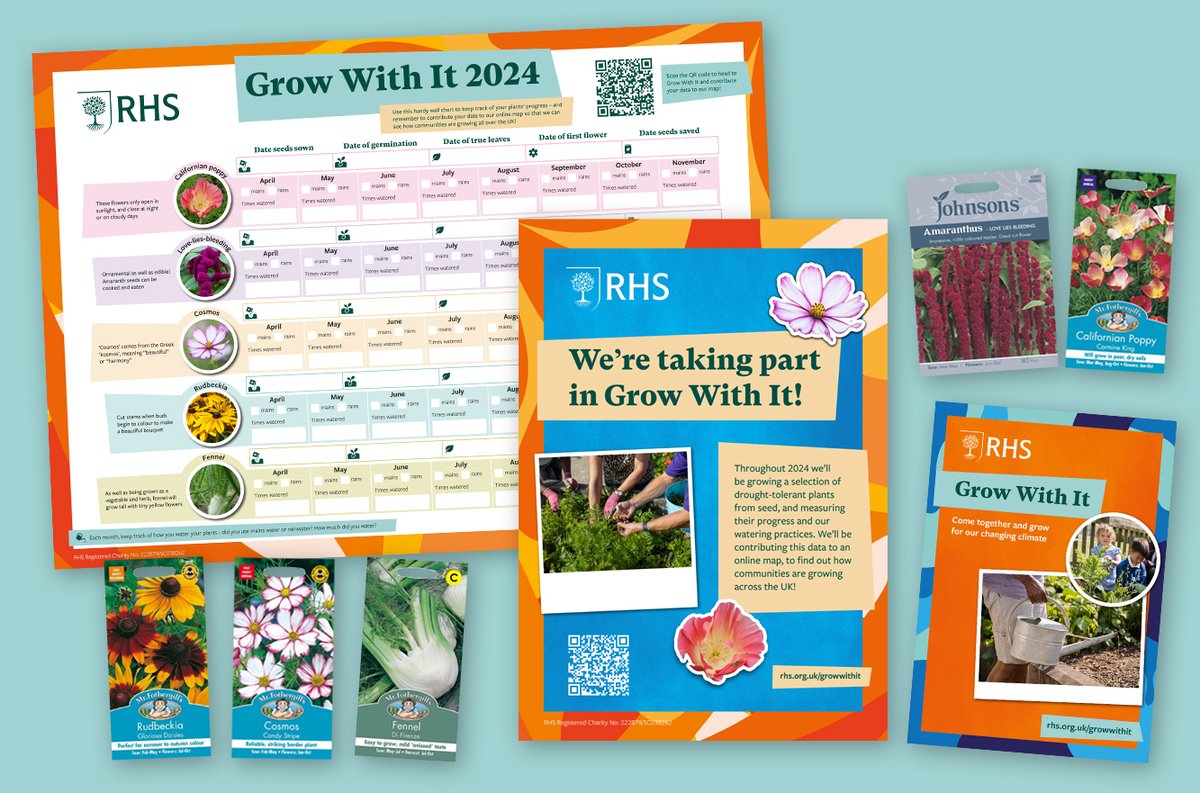 Don’t miss out on your free celebration pack! We’ve got 15,000 packs ready to send to groups across the UK, complete with 5 different varieties of seed to use at your #RHSBigSeedSow event. Sign up to #RHSGrowWithIt now and get your pack in the post 📮 rhs.org.uk/get-involved/g…