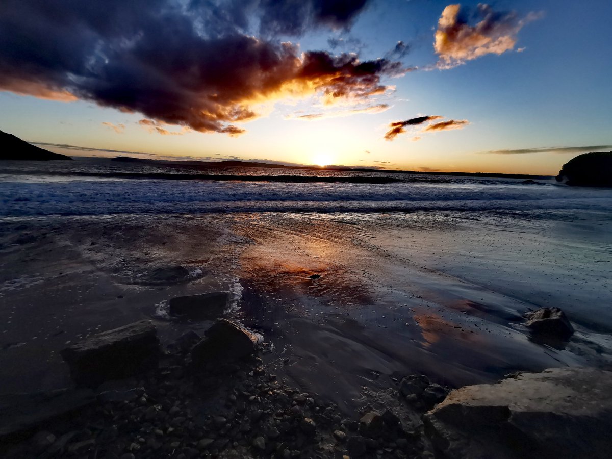 Sunset over Waterford Harbour#Dollar Bay#Wexford.