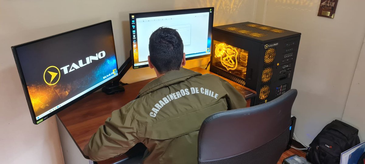 SUMURIForensics's tweet photo. Thanks, Juan and Tecgin for bringing TALINOs to the Departamento de Investigación de Sustancias Ilícitas y Drogas Peligrosas Southern Region of Chile. We are honored for the opportunity to help Law Enforcement in Chile!

#TALINO #TecGin #CarabinerosDeChile https://t.co/gRkZqenS6p