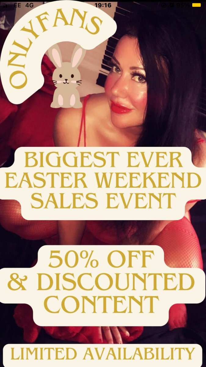 Join me at my Exclusive Biggest Ever Easter Weekend Sales Event ❤️🔥 50% off & Discounted Content 💋Happy Easter 💋🥰 onlyfans.com/mslisaappleton