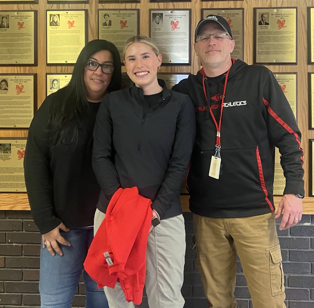 It’s National Athletic Trainers Month, we appreciate MHS Athletic Trainer, Ms. Ashley Desko, RAWK ON!$! We are super fortunate she’s a Scarlet Hawk!$!%€!🙌🙏🏆 @jcotlin @MilfordSchools @MHSBoosters2 <a href="/HawksMilford/">Milford Scarlet Hawks Gridiron</a> <a href="/Chappy8611/">Bill Chaplin (He/Him/His)</a> <a href="/LauriePinto5/">Laurie Pinto</a> <a href="/HawkNationAT/">Ashley Desko</a> <a href="/HockomockSports/">HockomockSports</a>