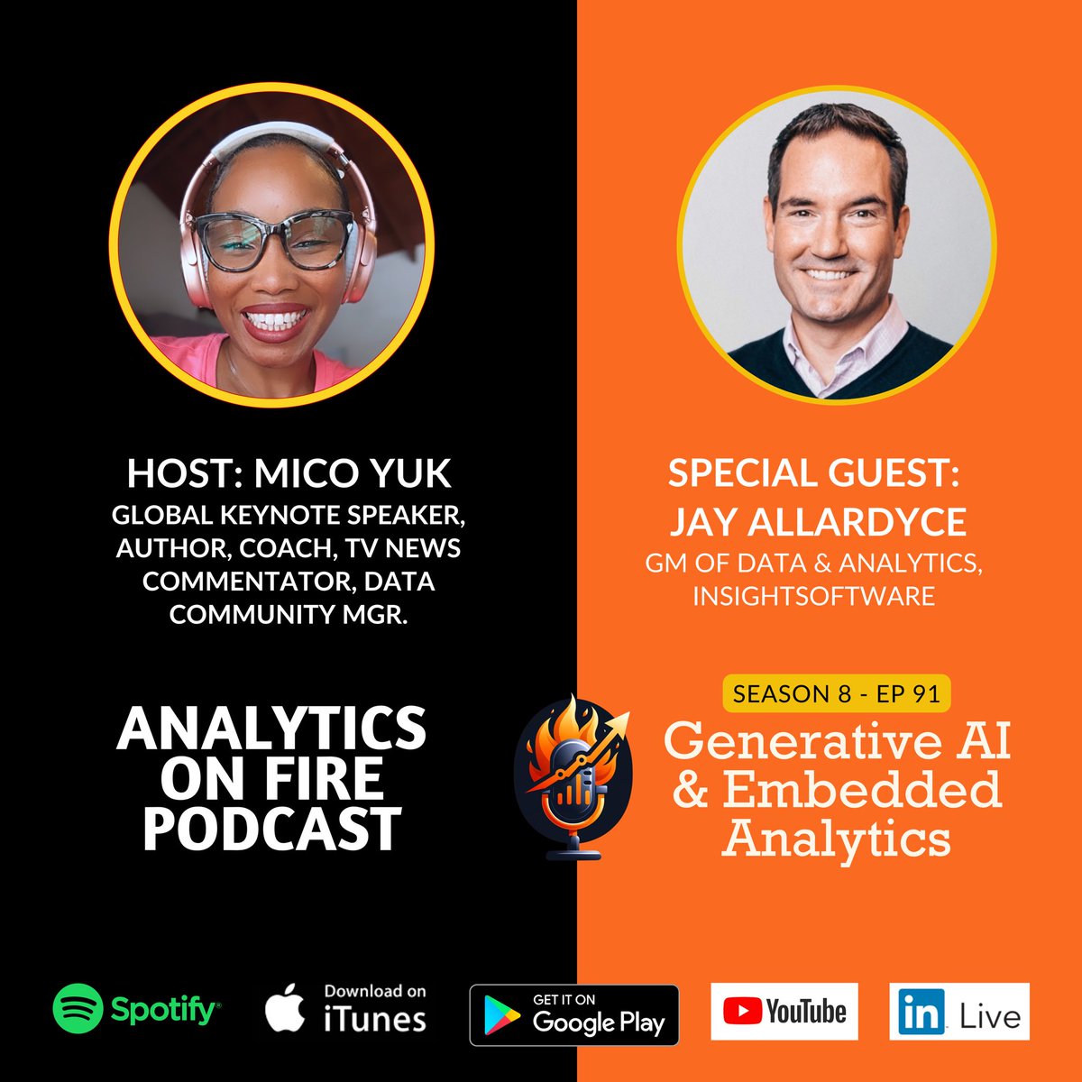 Happening now! Join us LIVE to learn more about the convergence of Generative AI and Data Analytics and how it will work! 👉 youtube.com/live/2YFQ90U6p… #data #generativeAI #AI #dataanalytics #ArtificialIntelligence