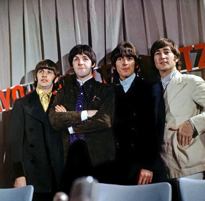 The #Beatles at a press conference in Hamburg, 1966 via @thenowherefans