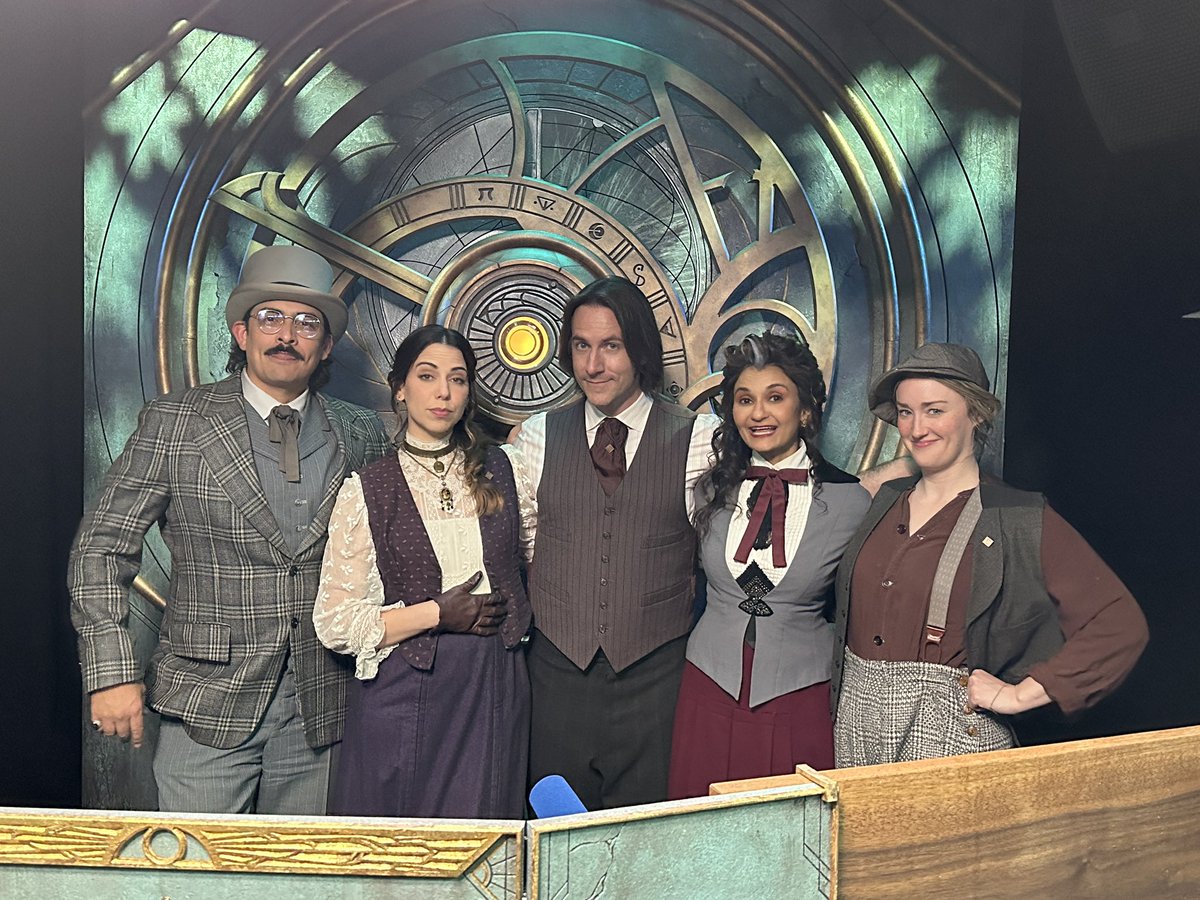 1  year ago today, these investigators assembled at @criticalrole to save Newfaire from the darkness lurking below. Clearly, they meant serious business.

Thanks to CR &amp; <a href="/DarringtonPress/">Darrington Press</a> for this new game system/show and the chance to play a horror RPG with hope. #candelaobscura
