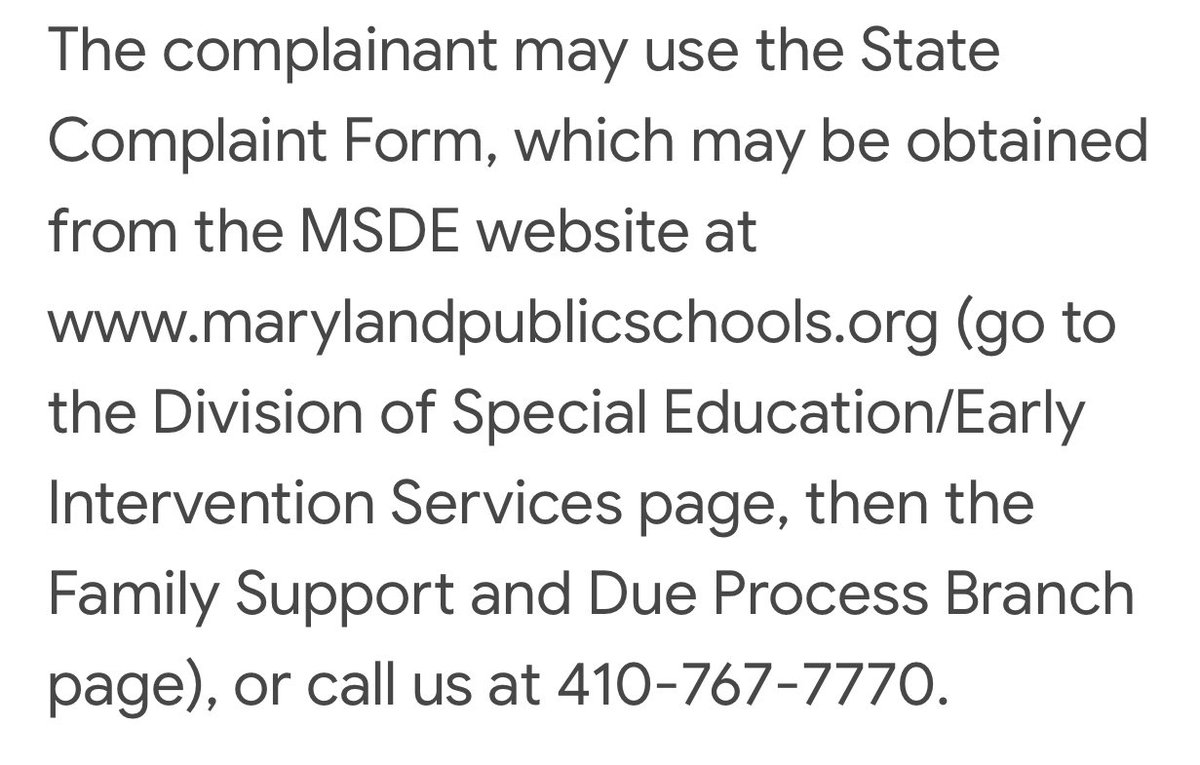 For the parents reaching out about needing the information on how to file a formal complaint on school in private sector.