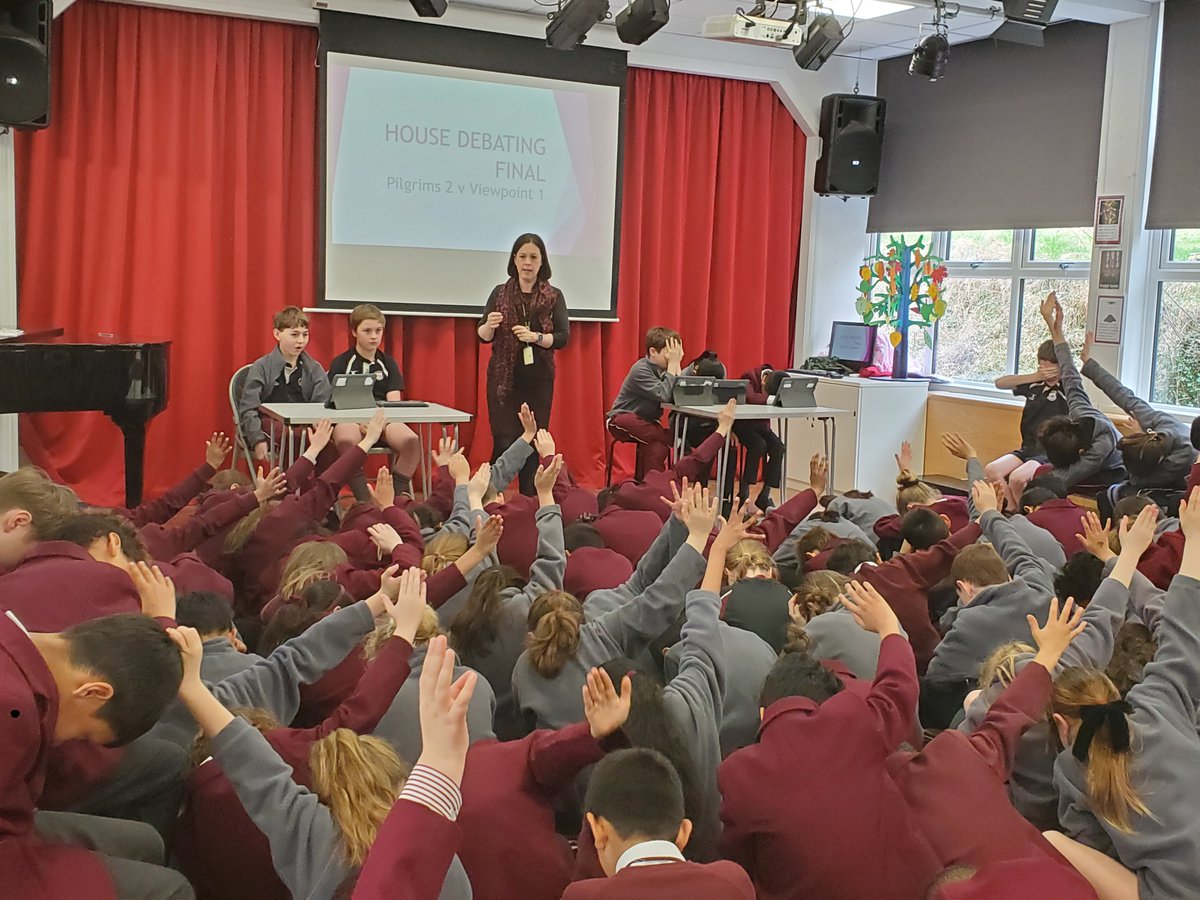 This week saw the hotly anticipated House Debating Final between Pilgrims and Viewpoint. The motion was: ‘This House believes that AI in education poses a significant risk to child development’. The audience vote went to Pilgrims by the narrowest of margins. Our two guest judges,