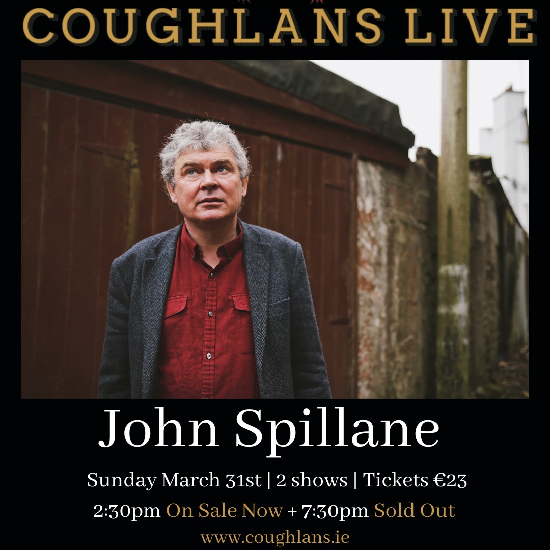 Coming up! My evening show is SOLD OUT, but there are still a few tickets available for my 2:30pm show on Sunday 31st of March at @CoughlansLive. This is an all ages slot, so bring the family! Grab your tickets here: coughlans.ie/whats-on/john-…