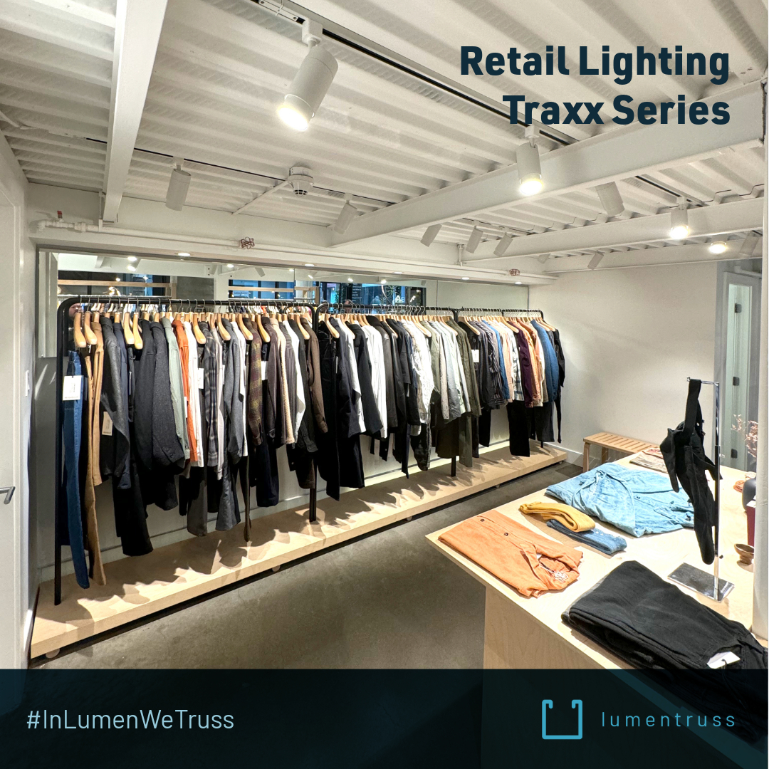 Effectively lighting key areas in retail spaces to draw clients to the products and set the ambiance. 

lumentruss.com/products/?trac…

#lightingdesign #lightingideas #lightinginspiration #officelighting #lightingsolutions #interiorlighting #modernlighting #lumentruss