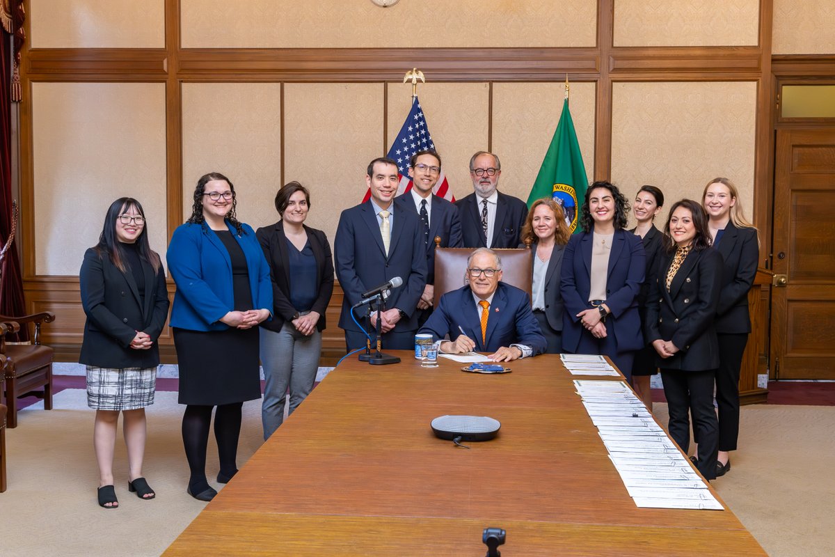 With the signing of HB 2072, our nationally recognized antitrust team now has more tools to hold powerful corporations accountable for price-fixing, collusion and other anticompetitive conduct. Thanks to Rep. Farivar and Sen. Trudeau for partnering with us on this bill #waleg
