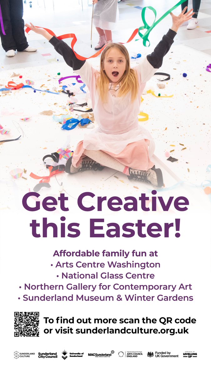 Keep your eyes peeled for our Easter campaign! Thanks to @ClearChannelUK and @sunderlandvsa, we're able to tell more families about our fantastic free and low cost activities across all of our venues during the school holidays. Find out what's coming up: bit.ly/3TEDBZS