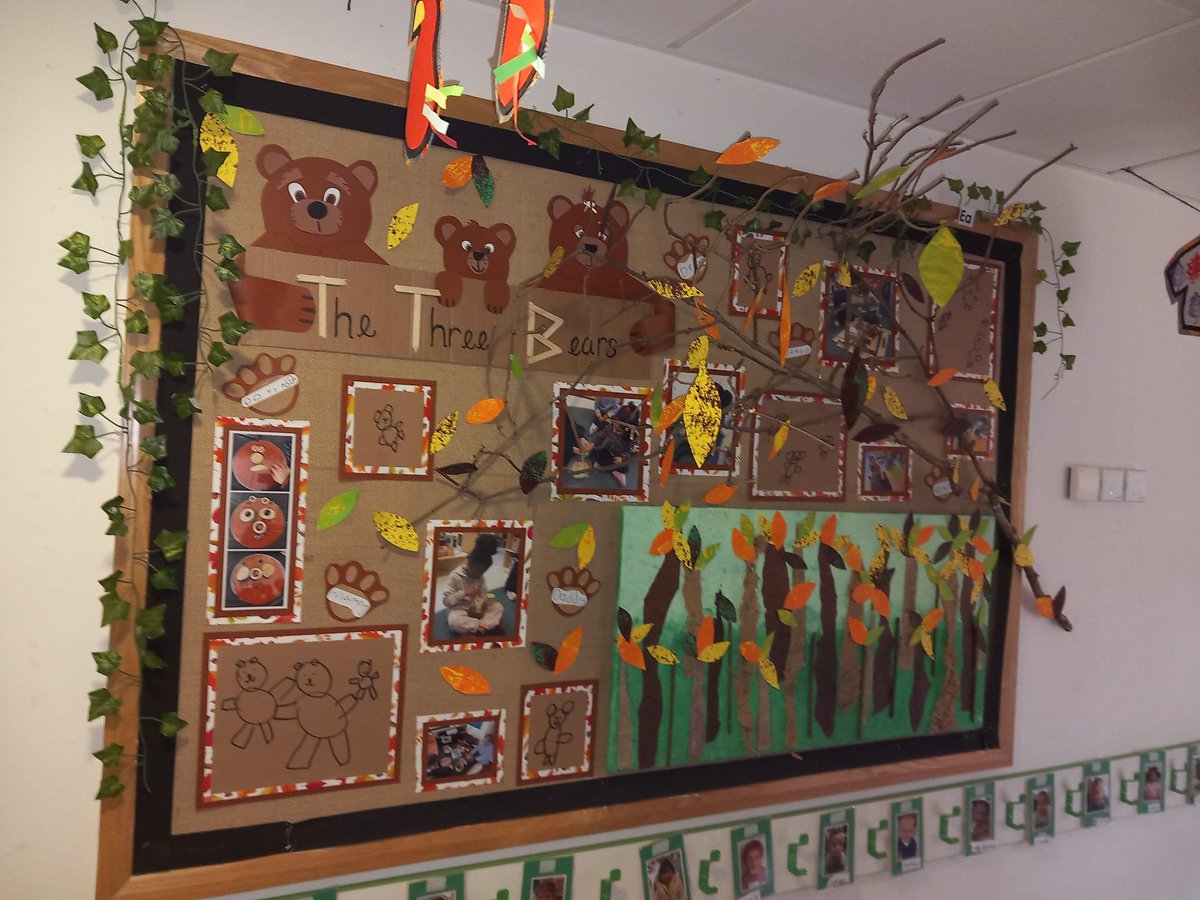 The children have really enjoyed their learning this term. They have been fully immersed in listening to fairy tales, retelling stories and creating our own stories. Here is our display based on ‘The Three Bears’. @foxfield