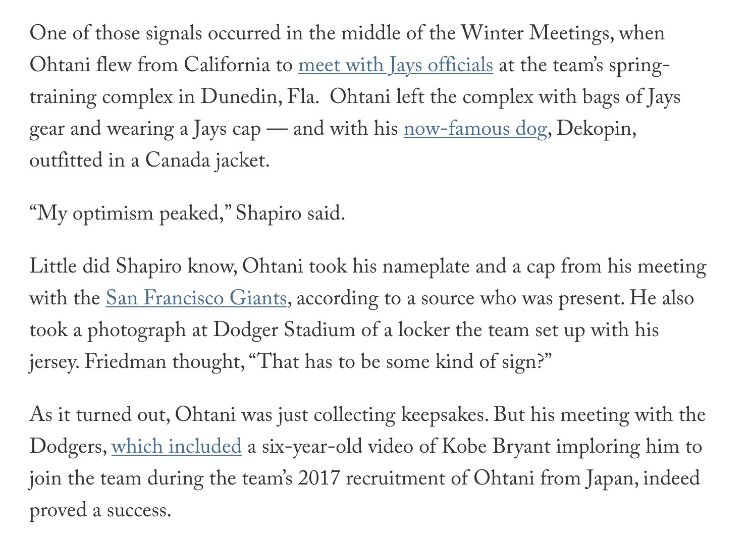 Chris Vannini on X: &ldquo;I love how Ohtani treated his free agency 
