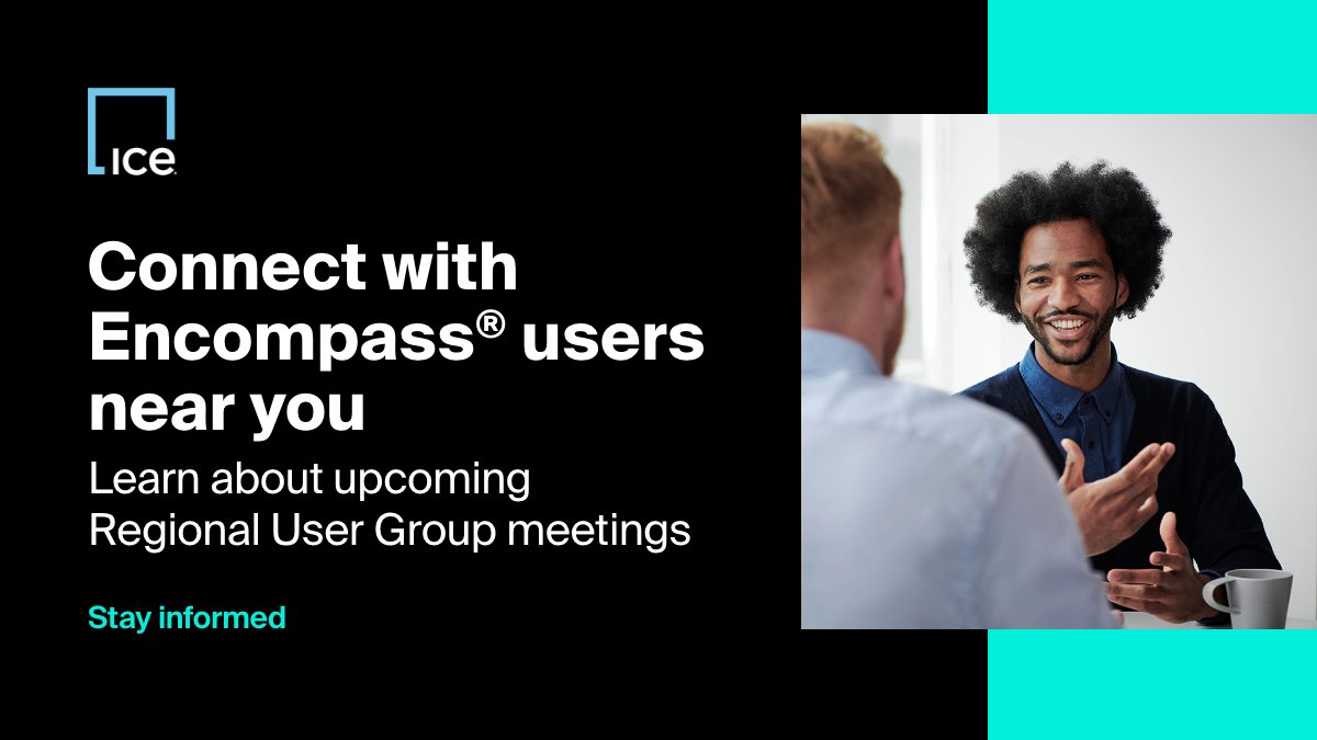 We loved seeing our community come together at #X24 and we're keeping that momentum going all year long. Stay in the know about upcoming Regional User Group meetings where you can connect with local Encompass® users and share best practices. Sign up now: icemt.io/307adT