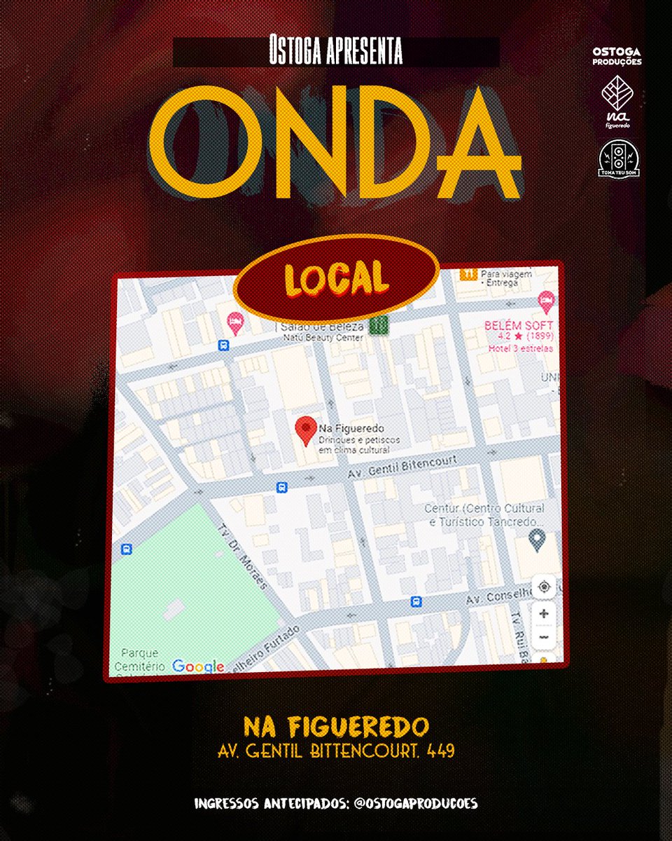OstogaProducoes's tweet photo. nosso rolê já é AMANHÃ e você ainda não sabe onde vai ser? é bem facinho, a casinha @na_figueredo fica na Gentil Bittencourt ::só colocar o endereço no maps ou no seu app de carros:: se ainda não garantiu seu ingresso, compre agora antecipado ou amanhã na portaria do evento! 💥 https://t.co/TOOjpY3U40