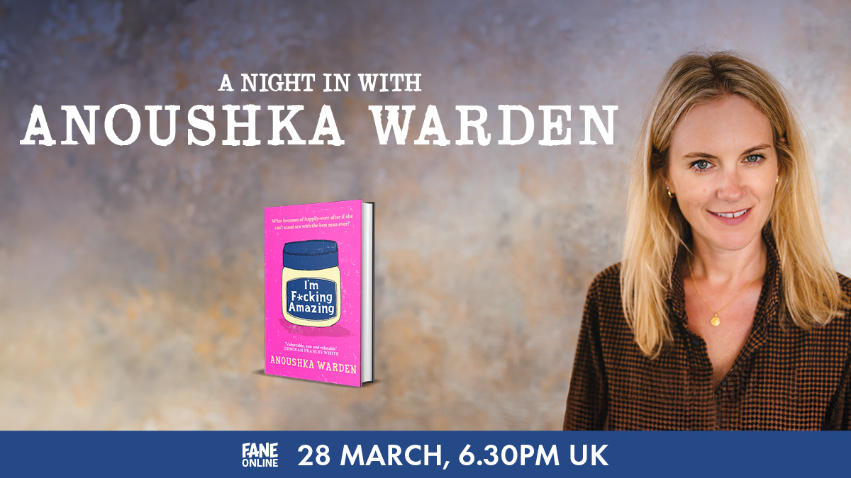 It can't get wet. It hurts. It might be broken. Surely there must be some way to get it going again? Described as Bridget Jones for the Fleabag generation, don’t miss tonight's virtual launch of @AnoushkaWarden’s #ImFckingAmazing. 📝 Register FREE: fane.co.uk/anoushka-warden