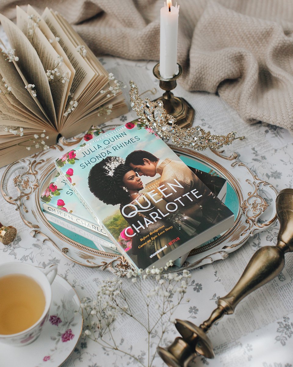 The lushly romantic Bridgerton prequel, written by New York Times bestselling authors Julia Quinn and @shondarhimes, takes you beyond the Shondaland series on Netflix. Queen Charlotte is now in paperback! Read it now: bit.ly/49LUkB4