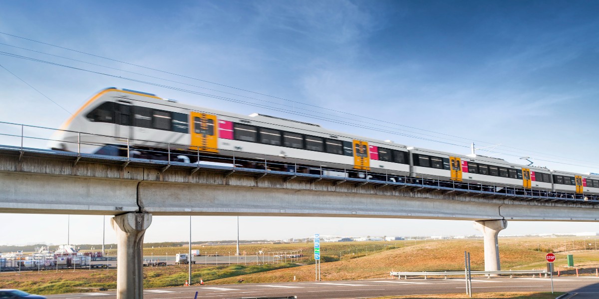 Airtrain track closures are taking place from 29 Mar - 17 Apr. All Airtrain services to and from the Gold Coast will be affected by trackwork. These disruptions will not affect the airport stations but will impact travel between Roma Street and Gold Coast. brnw.ch/21wIjZD