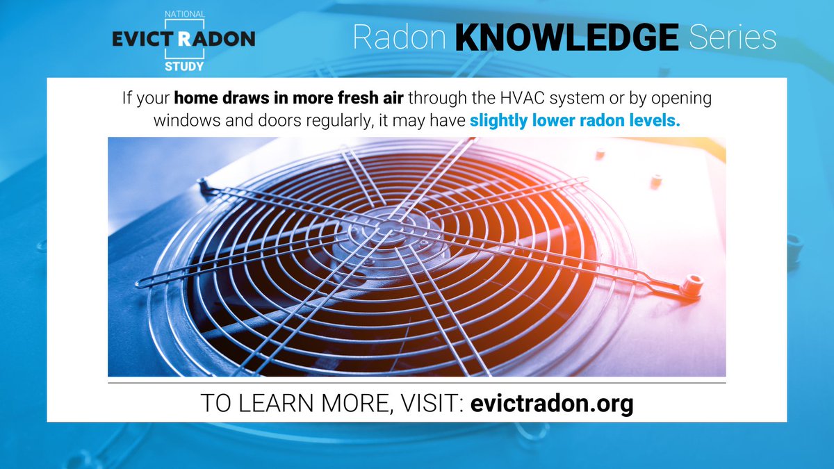 Did you know that proper ventilation can lower #Radon levels in your home? Keep the fresh air flowing for a healthier living environment! Link in bio for more information. #EvictRadon #RadonTesting #RadonAwareness #HealthyHome